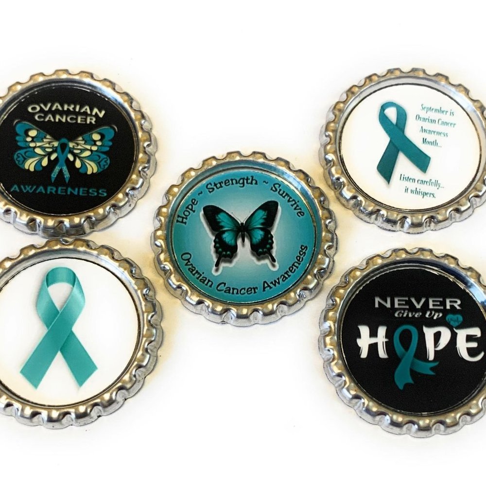 Ovarian Cancer Awareness Magnet Set